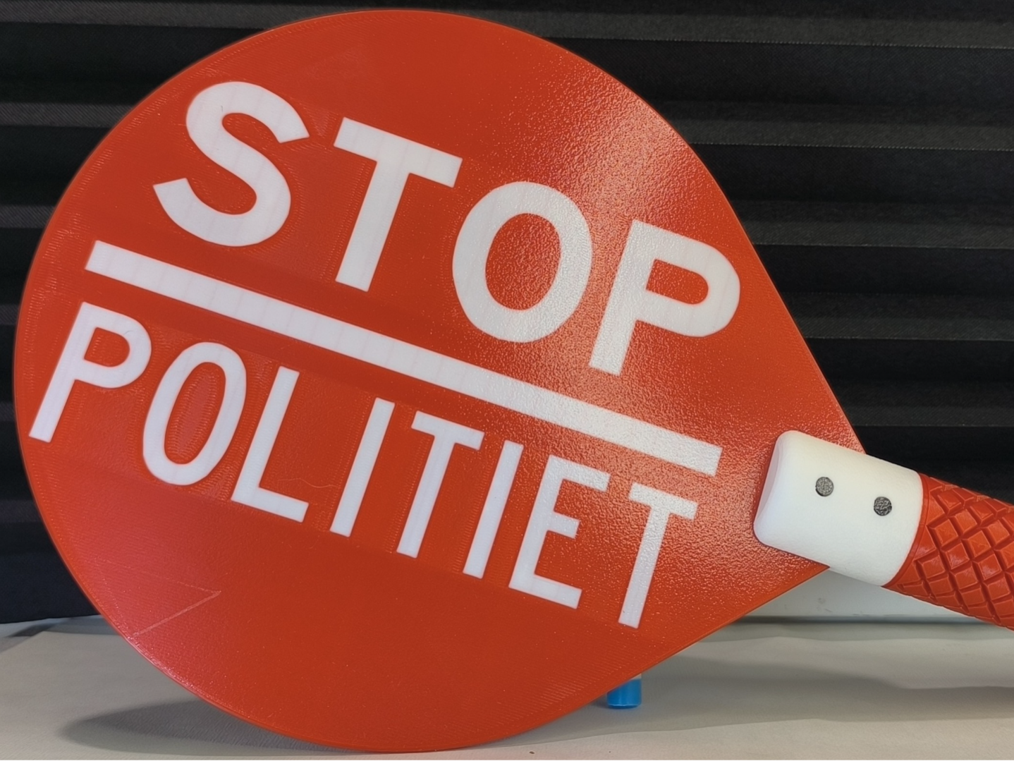 Police Stop Paddle Traffic Control Sign