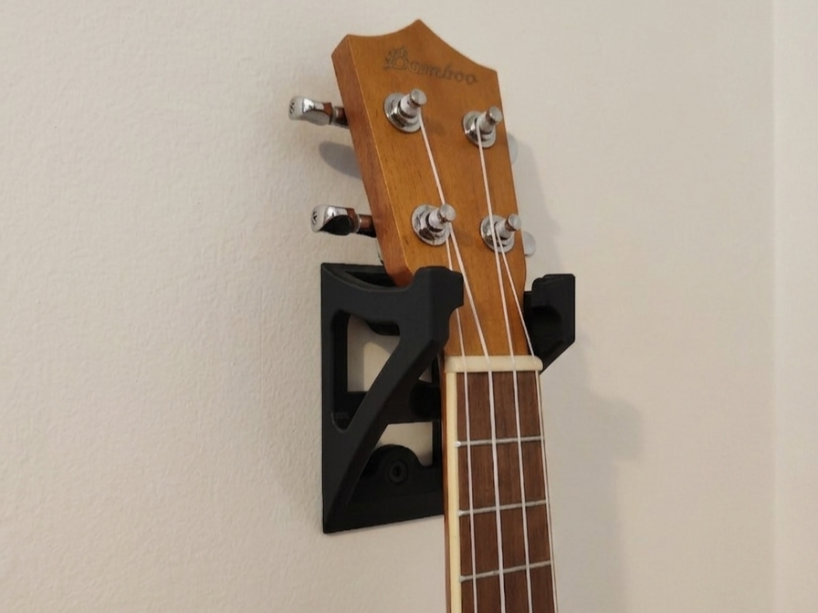 Ukulele & Kids Guitar Wall Mount (No Supports)