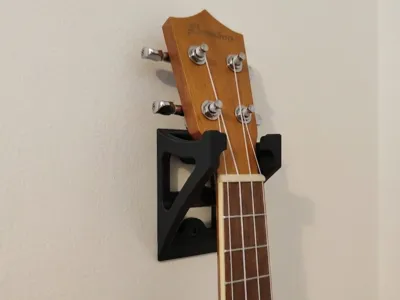 Ukulele & Kids Guitar Wall Mount (No Supports)