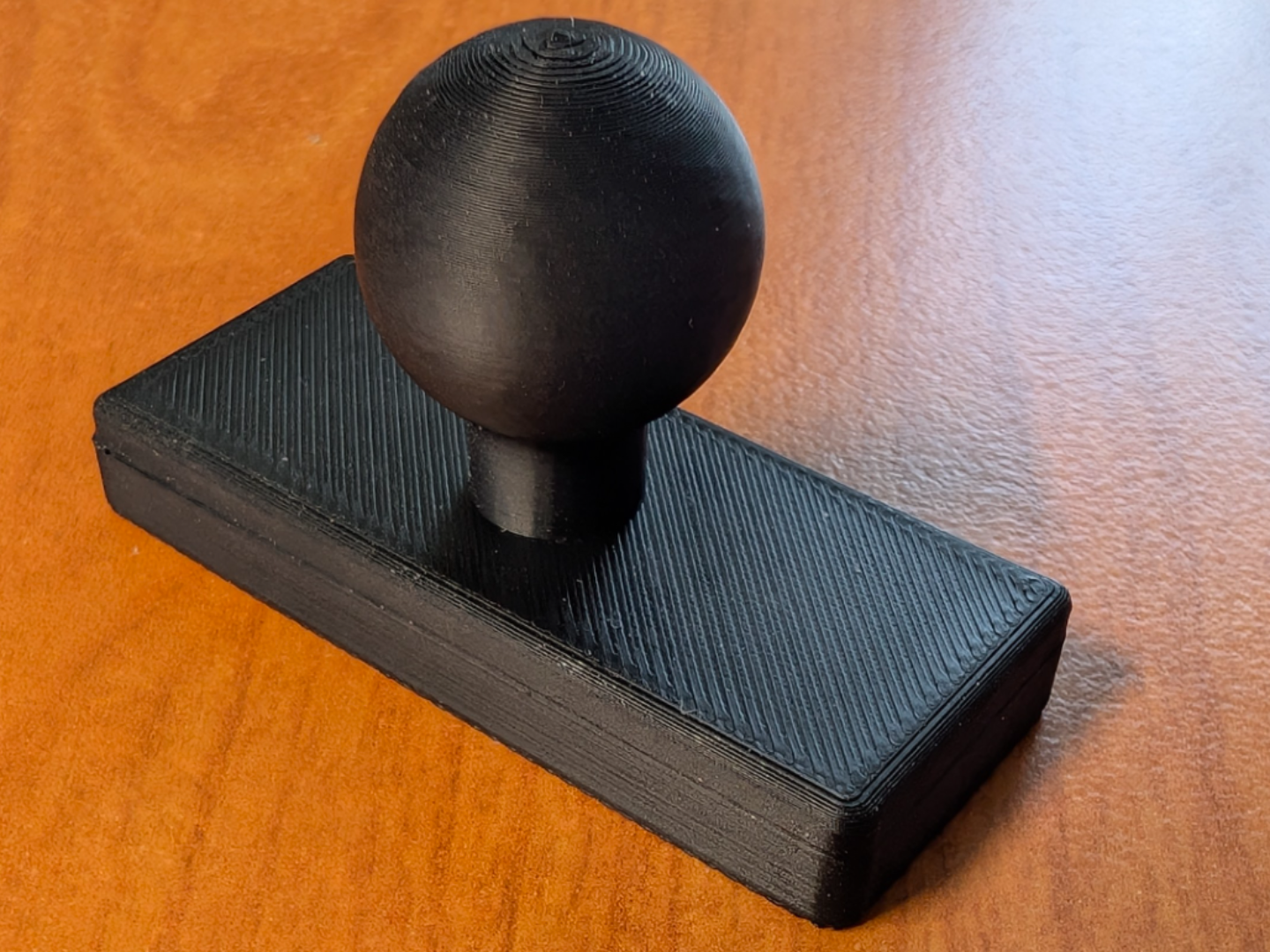 Rectangular Magnet Holder — Parametric Knob/Text
