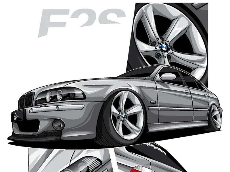 Toile Chroma E2S Pictures BMW E39 by E2S