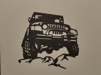 Décoration murale Jeep Wrangler — photo 2
