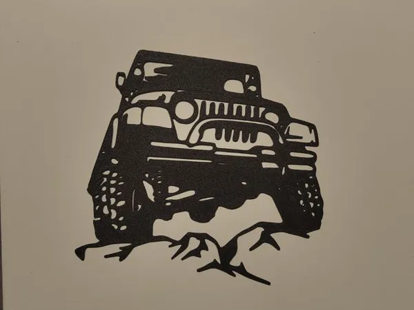 Décoration murale Jeep Wrangler