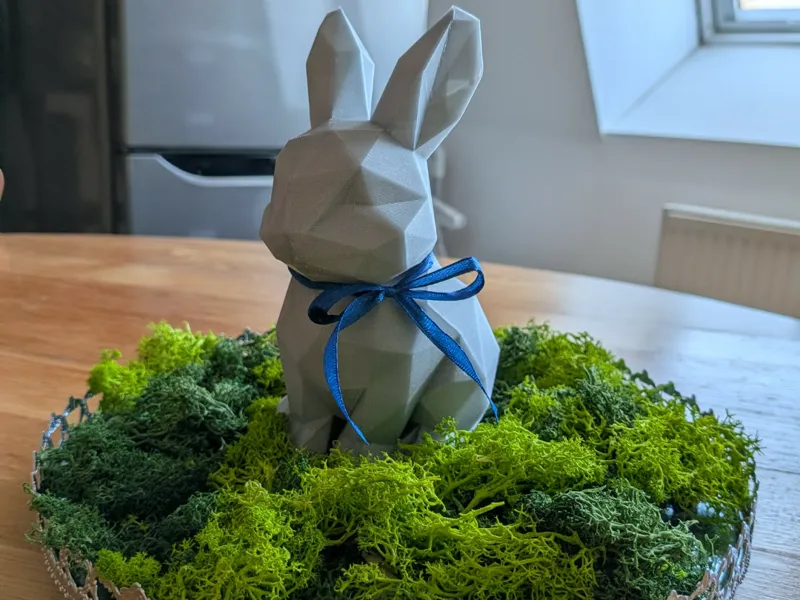 Easter bunny low poly 