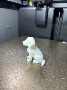 Letrero o emblema decorativo: Low Poly Puppy – Cute Dog Decoration — vista de referencia 4