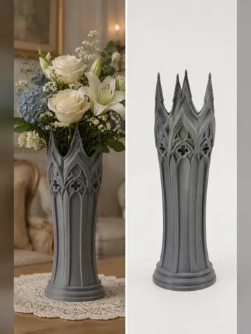 Jarrón decorativo: Spire Crown Flower Vase — vista de referencia 2