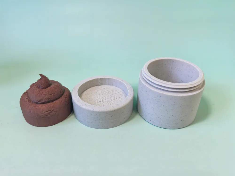 Realistic Poop Storage Box, Medicine Box, Tea Box - Free 3D Print Model ...