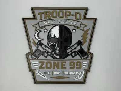 PA Trooper Special Unit Troop-D Zone 99 Patch