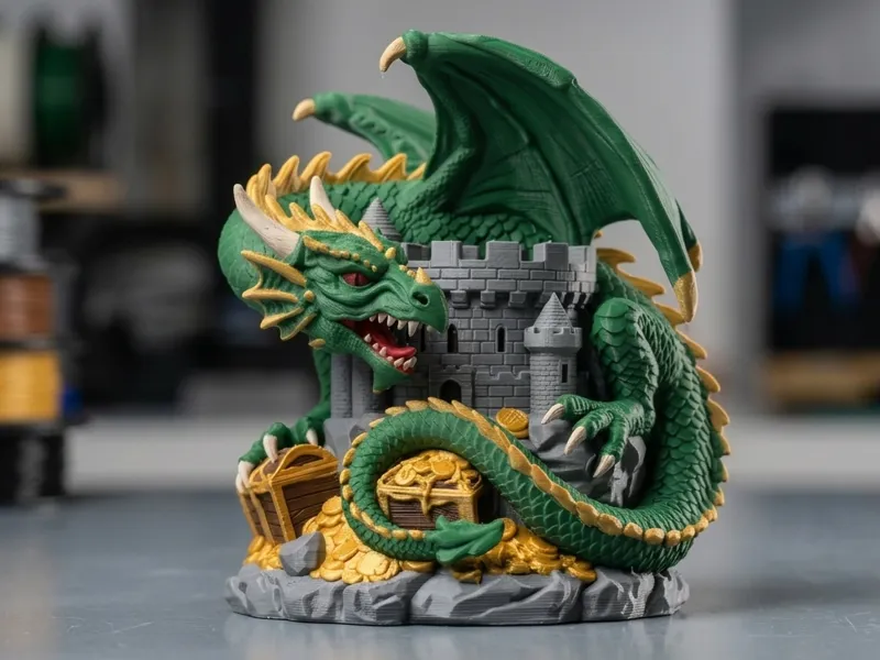 Dragon statue - Penholder