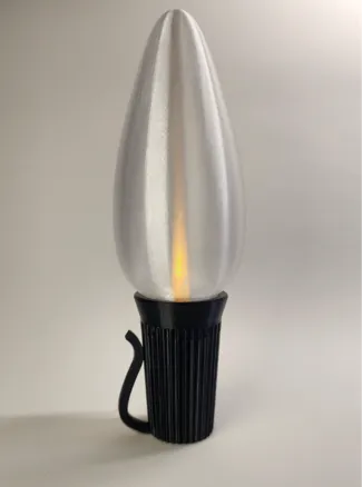C9 Christmas bulb tea light decoration