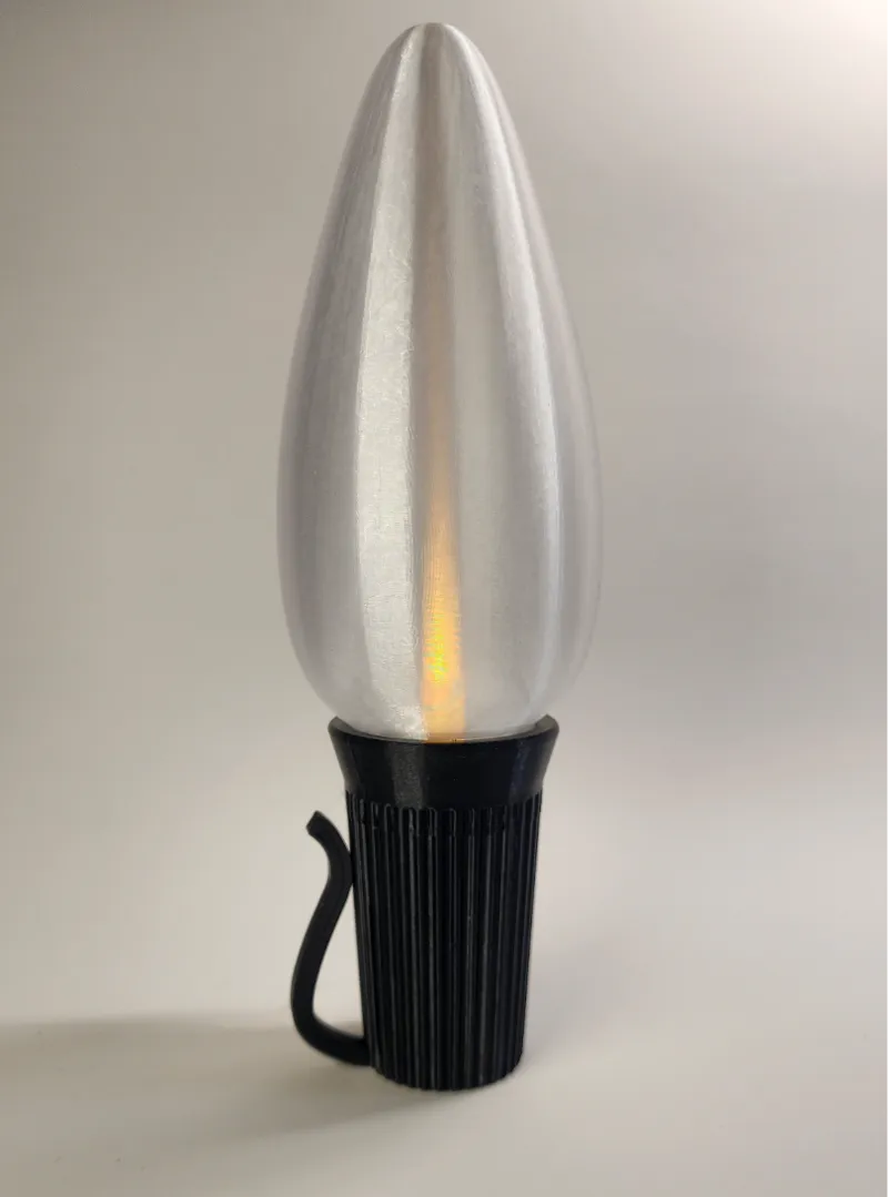 C9 Christmas bulb tea light decoration