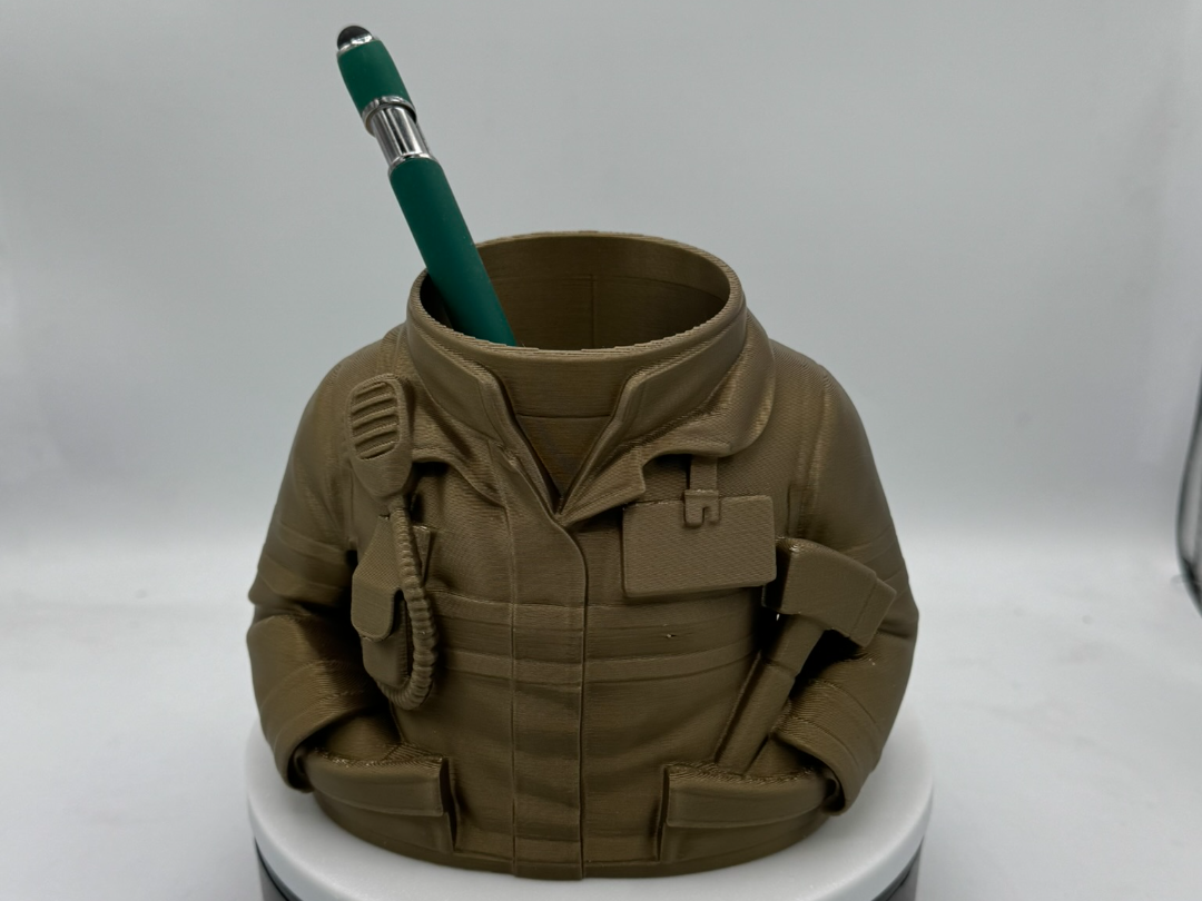 Firefighter Jacket Pen Holder