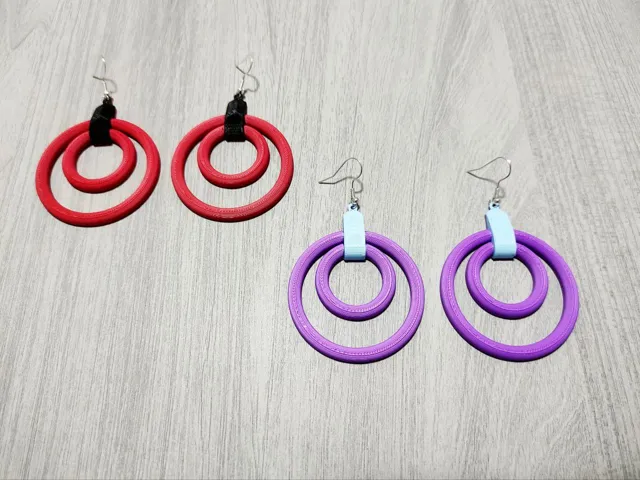 Double Ring - Earrings