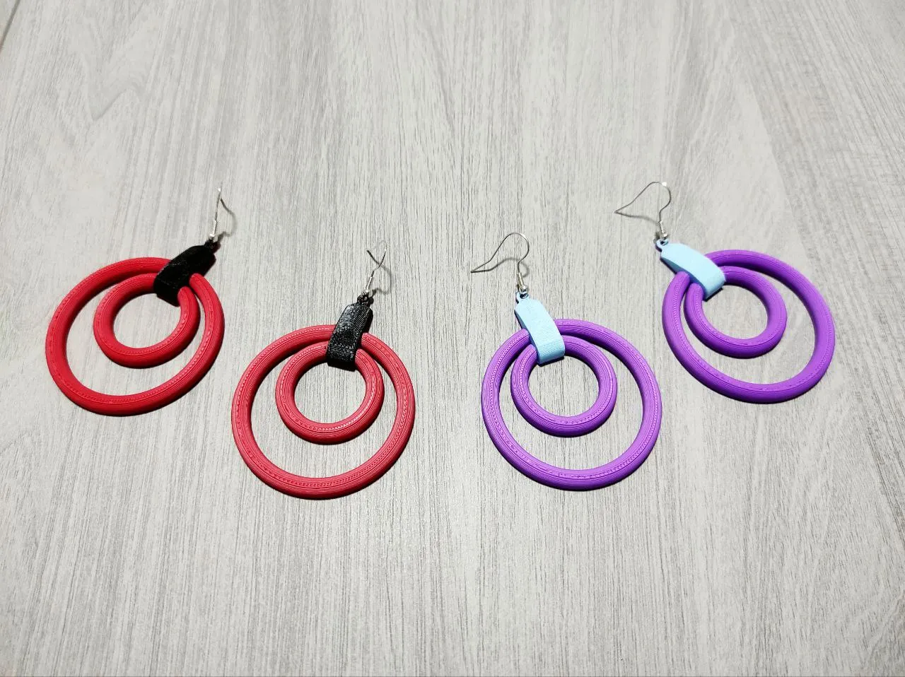 Double Ring - Earrings view 2