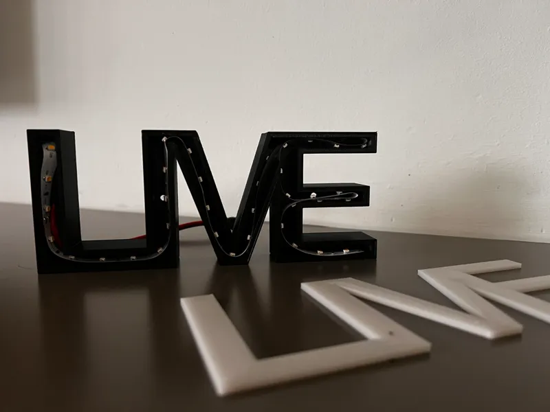 Advanced 3D Letter Generator