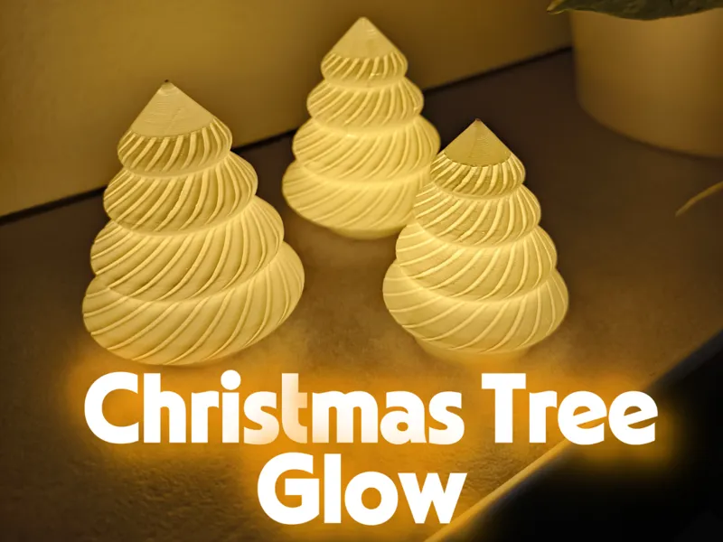 Festlicher Lichterzauber – Spiral-Weihnachtsbäume