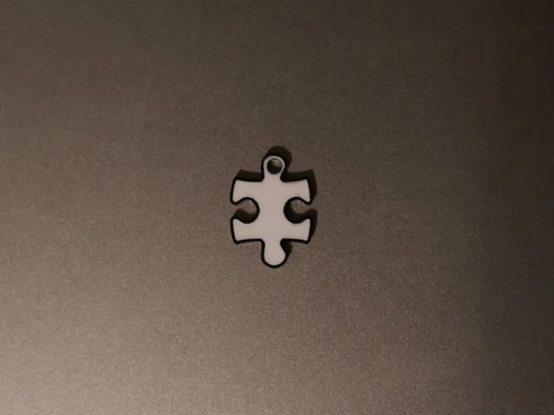 Puzzle Piece Keychain