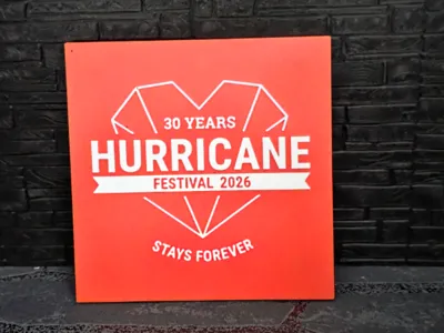 Magnetic Sign "Hurricane 30 years"