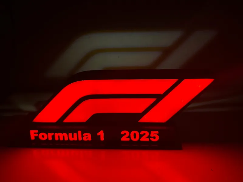 Formula 1 F1 Logo Lightbox 2025