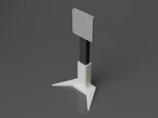 VESA 75x75 Slim vertical monitor stand (Rev. 1.6)