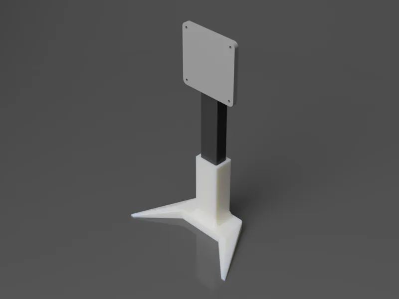 VESA 75x75 Slim vertical monitor stand (Rev. 1.6)