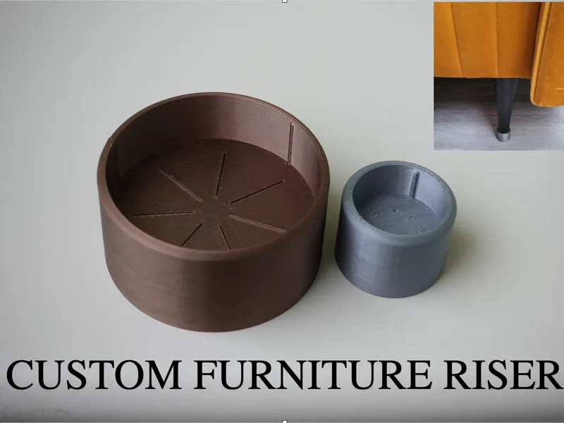 Parametric Furniture Leg Riser (Round Legs)