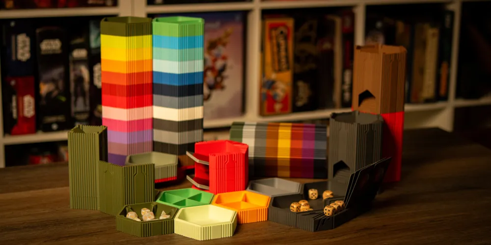 Special Design Magnetic Portable Game Sorting or Storage Box Multi-Purpose and Collectible