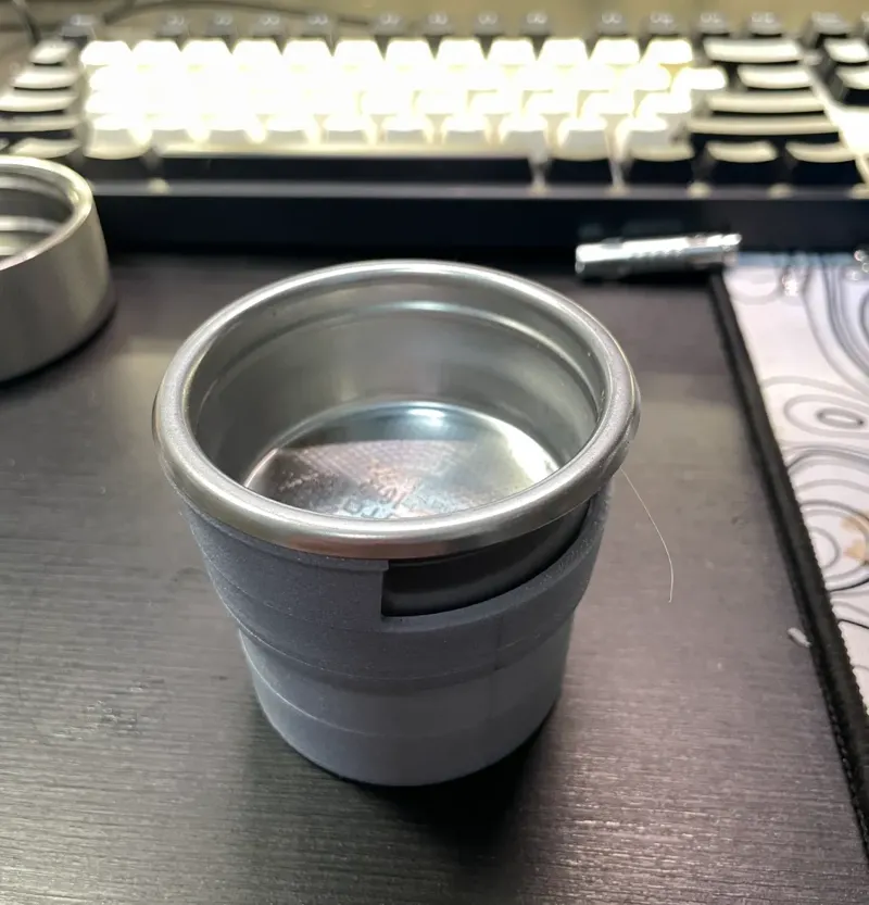 气动咖啡机58mm粉碗压粉座