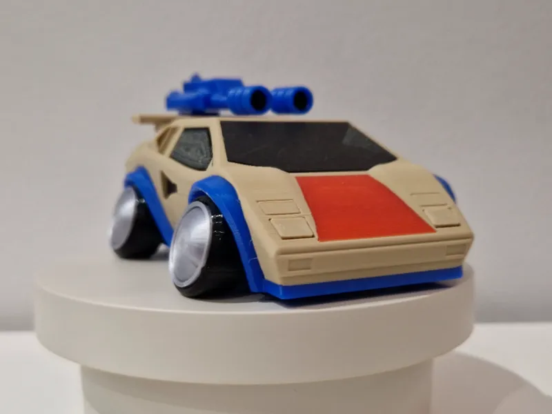Stunticon Breakdown add on parts for tooned Lambo