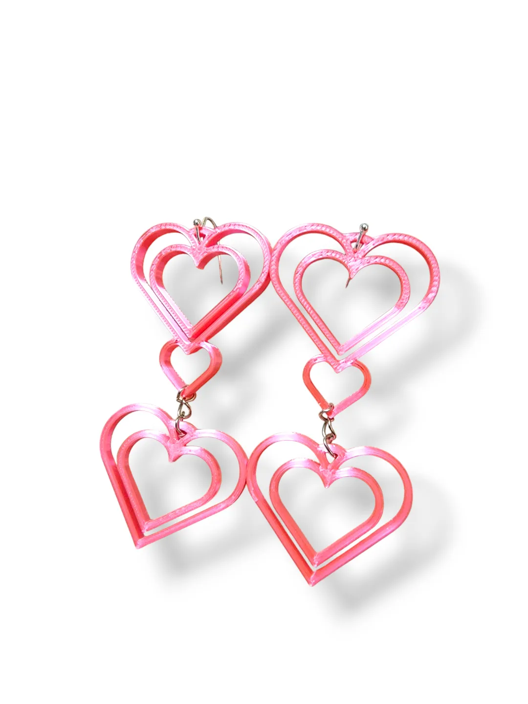 Double Heart Earring - Valentine's Day Gift view 2