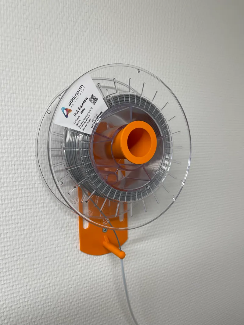 Wall Mounted Filament Spool Holder