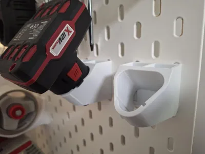 Skadis/Skådis Parkside 12V Battery Holder