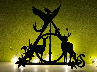 Deathly Hallows Wall Art