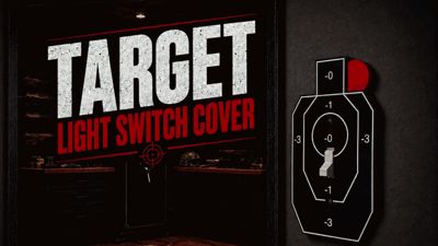Target Light Switch Cover IDPA Dry Fire Practice 