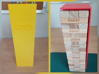 Packaging for Jenga Game