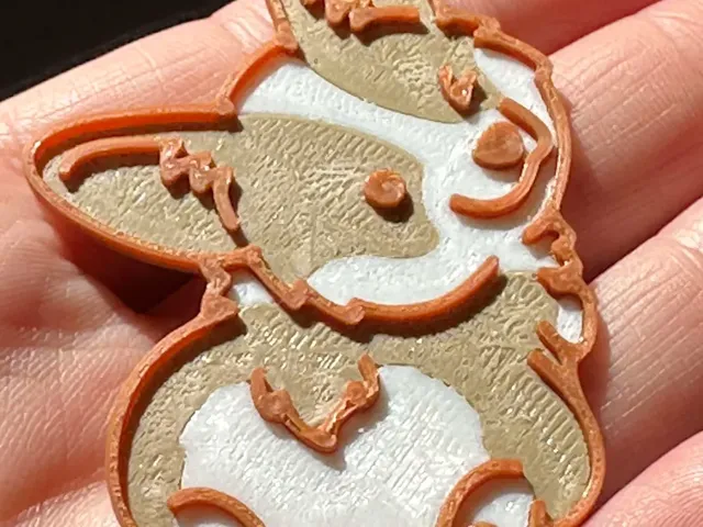 Corgi Dog Earrings & Keychain