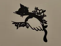 Chaton dans la main - deco murale — photo 1
