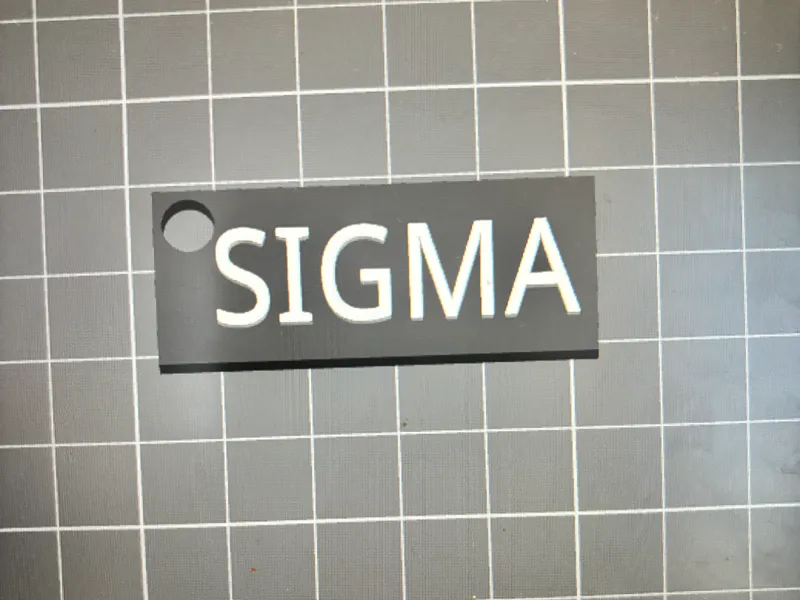 Brylok z napisem SIGMA 