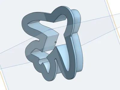 Simple Airplane/Plane Cookie Cutter