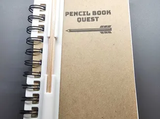 Ring Bound Notebook Pencil Holder