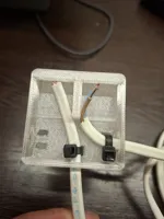 add holes for plastic clamps (PETG)