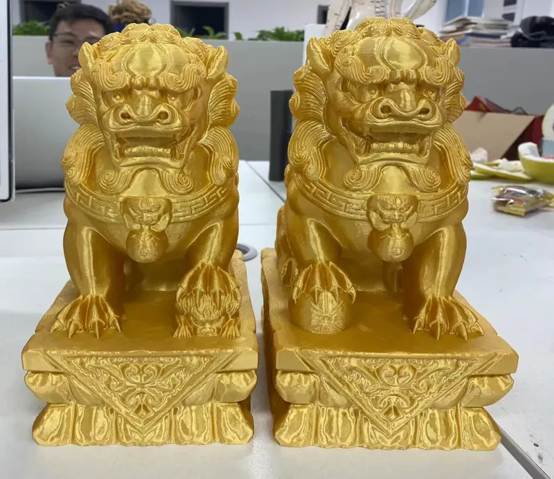 狮子摆件(踩小狮子)