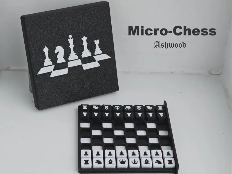 Micro travel chess set