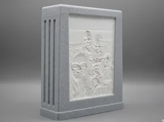 Double Sided Lithophane Frame, Lamp, Decoration