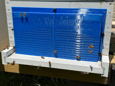 8 Frame Beehive Robber Screen v1
