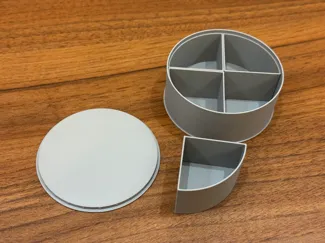 Simple Container with Lid and Inserts
