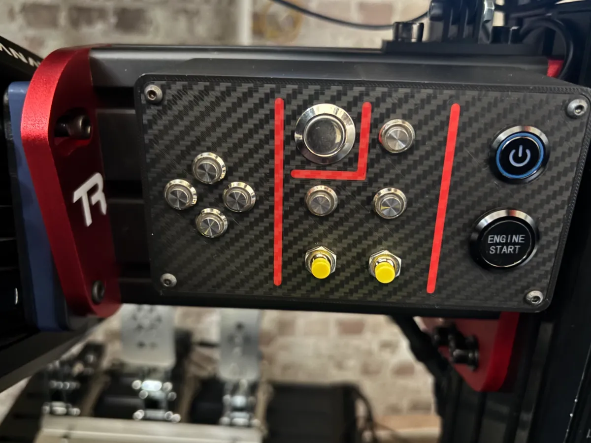 Sim Racing simple Button Box Zero Delay Arcade USB - Free 3D Print ...