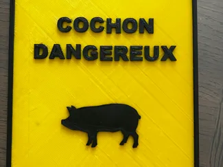 cochon dangereux