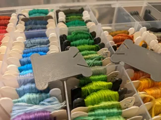 Embroidery bobbins