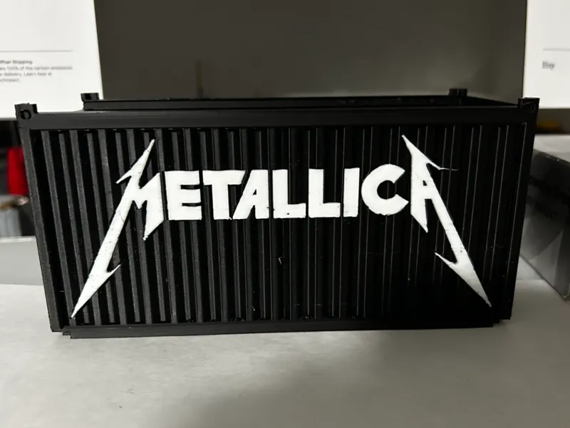 Metallica Black Box Shipping Container